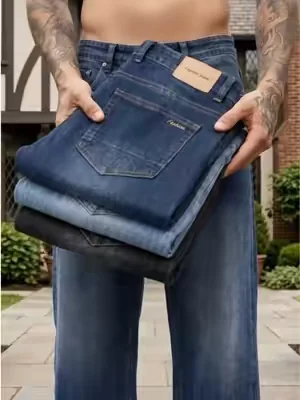 No More Tight Calves - Men' s Stretch Straight Denim#pants #mensfashion #comfystyle #DailyWear #jeansformen #jeansoutfit 