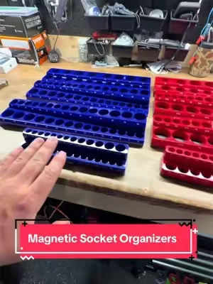 Get that tool box organized with these socket organizers from @VEVOR Store #toolorganization #mechanic #toolbox #dealsforyoudays #tiktokshopcreatorpicks 