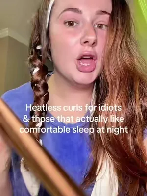 @Kitsch this is the most genius thing ever #kitschheatlesscurls #heatlesscurlsovernight #dealsforyoudays #tiktokshopsummerturnup #tiktokshopcreatorpicks 