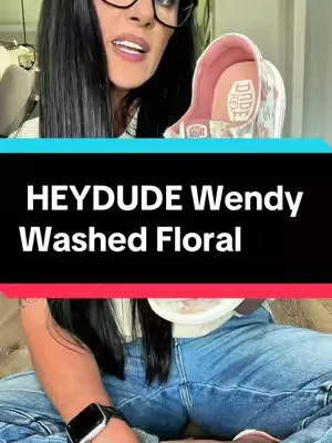 6/26  HEYDUDE Wendy Washed Floral - Comfortable Slip on Shoes #TiktokShopCreatorPicks #DealsForYouDays #tiktokshopsummerturnup #heydudesuperbrandday 