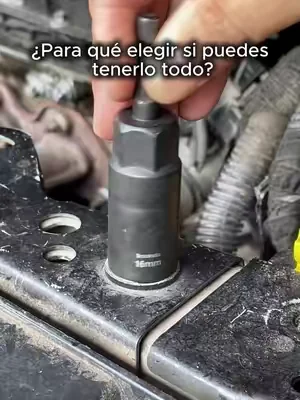 Casi grito de la frustración cuando el 16 no calzó.Ser adulto es darte cuenta de que solo necesitas el juego completo para no tener que adivinar nunca más.¡Ahí abajo el link, carnal! ¡Dale! #tooltok #13mm #garagelife #fathersdaygift #diyproject.