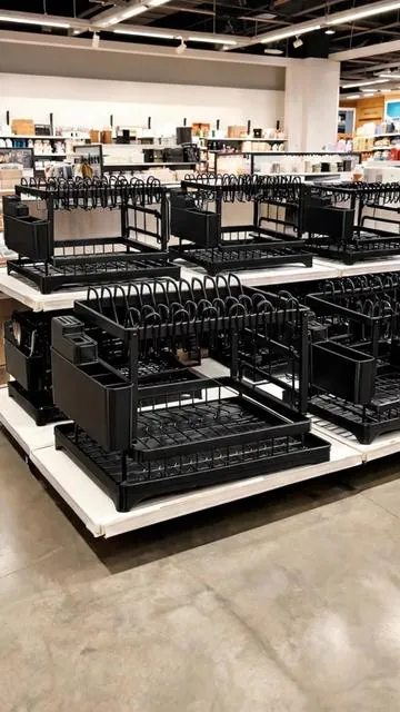 Tired of kitchen clutter? This 2-Tier Dish Drying Rack is your ultimate space-saving solution! ✨ Designed with a convenient drainboard and detachable features, it keeps your counter tidy and your dishes organized. Plus, its foldable design means easy storage when you don't need it. Get your kitchen organized today! Tap to shop! #fyp #foryourpage #DealsForYouDays #AIGC #Moras