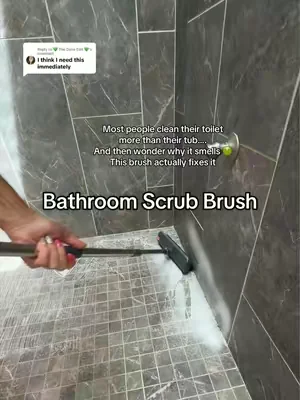 Replying to @💚 The Dana Edit 💚 yessss! This 3in1 floor scrubbing brush is saving my back and knees without having to get down and clean my showers and tubs anymore #floorscrub #bathroomcleaning #scrubbrush #CleanTok #tiktokshopcreatorpicks 