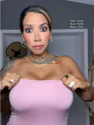 LOVE @VertVie non slip wireless strapless bra 💖🍒🔥  #bra #straplessbra #brareview #pushupbra #dealsforyoudays 