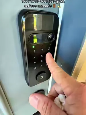 🔓🏠 Upgrade your front door with the future of home security! The myQ 3-in-1 Facial Recognition Doorbell Lock lets you unlock your door instantly with facial recognition, your fingerprint, a personalized code, or a traditional key. No more fumbling for keys or worrying about lockouts. Seamlessly integrates with other myQ smart home products for a smarter, more connected home experience. Fast, secure, convenient, and designed to make everyday life easier. Plus, it's available at special savings for a limited time! ✨ Smarter access. Better security. Ultimate convenience. #SmartHome #myQ #HomeSecurity #TechDeals #tiktokshopfinds @myQ 