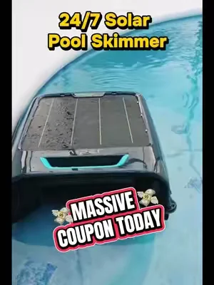🛑STOP!🛑 Tired of Skimming with annoying nets?! The Aiper Surfer S2 Solar Pool Skimmer does the work for you—day and night! ☀️💦 ✨ Solar-powered for 24/7 cleaning ✨ Smart app control right from your phone ✨ Built-in chlorine dispenser for cleaner water ✨ Picks up leaves, bugs, pollen, and debris automatically ✨ Anti-stuck design means less maintenance and more swim time Pool owners are calling this their BEST summer purchase! 🏖️ 🔥 HUGE SALE RIGHT NOW—grab yours before they’re gone and enjoy a cleaner pool all season long! @RefinedLiving #dealsforyoudays #pool #poolcleaning #poolmaintenance #poolday 