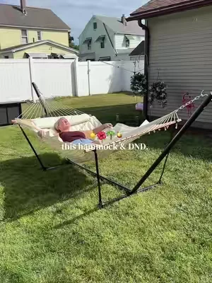 I’m literally just a girl 🫶🏻 #hammock #outdoorfurniture #homefinds 