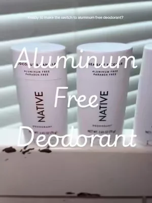 If you’re not getting your aluminum free deodorant from TikTok shop you’re missing out on saving money! #aluminumfree #cleandeodorantthatworks #aluminumfreedeodorant #MomsofTikTok #healthylifestyle 