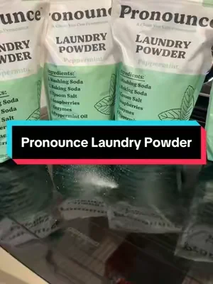 Pronounce nontoxic laundry detergent @Pronounce #laundrydetergent #laundrypowder #laundryhack #nontoxicliving #laundryday 