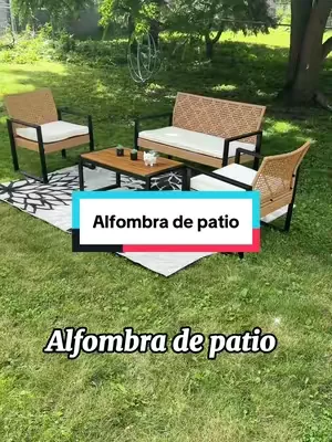 Waterproof, elegante en 3D y está en DESCUENTO #dealsforyoudays #patiorug #Home #CASA #SummerDeals 