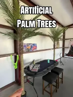 Artificial Palm Trees. These look nice around your pool.