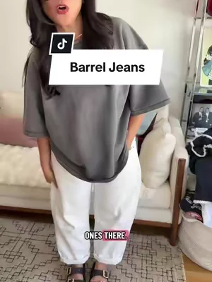 These are the pair that ruin all your other jeans #barreljeans #comfyjeans #stretchyjeans #dealsforyoudays #summervibes 