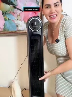 dealsforyou | Ventilador de torre DREO para dormitorio, motor de CC mejorado (versión 2026), alta velocidad de 28 pies/s, ventilador de pie ultrasilencioso (20 dB), 8 velocidades y 4 modos, ventilador de suelo sin aspas con oscilación de 90° para uso en interiores, con mando a distancia, negro#tiktokshopcreatorpicks #dealsforyoudays #ventilador #ventiladordetorre #verano 