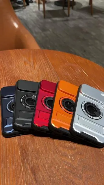 Shockproof Magnetic Case with Slide Camera Lens Protector For iphone17 16 15 1413 and Samsung GalaxyS25S24S23S22 S21 Ultra PlusRotatingRingHolder.#samsunggalaxyphonecase#CaseMagneticOGalaxyProteccionCompleta#accesorios