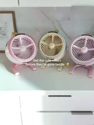 The cutest colors on the Hydrogo fan?! Heck yes this is the cutest portable fan the shark flex breeze #fan #flexbreeze #sharkhome 
