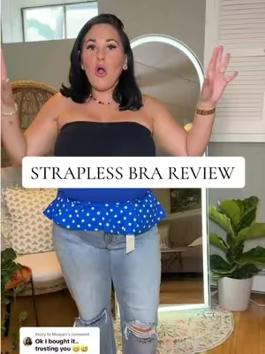 Replying to @Morgan. Strapless bra that comes in sizes small to 4xl!  #dealsforyoudays #summerwins #bra #brareview #straplessbra 