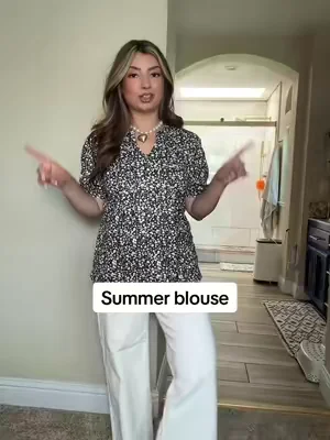 #summerblouse #tiktokshopcreatorpicks 