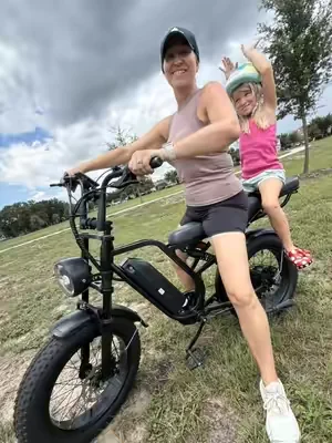 🚴‍♂️⚡ Looking for the ultimate family e-bike? This is the one everyone is talking about! Designed with comfort, safety, and fun in mind, it features fat tires for extra stability, premium shocks for a smoother ride, a bright headlight for visibility, and a built-in horn for added safety. With an impressive range of up to 70 miles per charge and speeds up to 30 MPH, you can enjoy longer adventures without worrying about the battery. The oversized seat makes family rides more comfortable, while the durable design is perfect for everyday cruising, park trips, and neighborhood adventures. 🔥 One of the hottest e-bikes on TikTok Shop and an incredible value for the quality. Grab yours while this deal lasts! #EBike #FamilyFun #ElectricBike #TikTokShopFinds #RideMore @Hieha Direct 