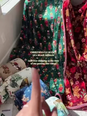 ive never seen them this cheap before honestly #christmasblanket #christmasgift #christmasshopping #christmaspresents #christmasinjuly 