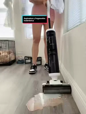 【Super Brand Day】Dreame FloorX 300: Aspiradora y fregasuelos inalámbrica en seco y húmedo, cepillo de doble borde, autolimpieza, 20 minutos de autonomía, para suelos duros.#tiktokshopcreatorpicks #dealsforyoudays #aspiradora #vacuum #limpieza 