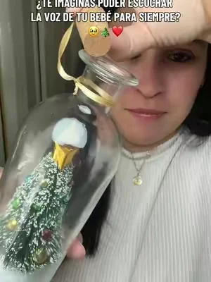 ¿La voz de mi bebé guardada para siempre en una botella? ¡El año pasado volaron, así que si todavía están disponibles, no lo dejes para después!@QVC, Inc #mrchristmas #messageinabottle #christmasgift