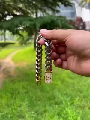 Silver letter cuban bracelet #dealsforyoudays #cuban #tiktokmademebuyit #bracelet #hiphop 