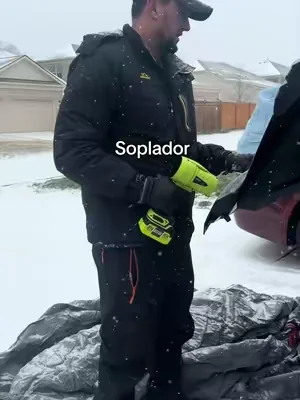 Soplador con batería recargable para patios ojas incluso la nieve #DealsForYouDays #TikTokShopCreatorPicks 