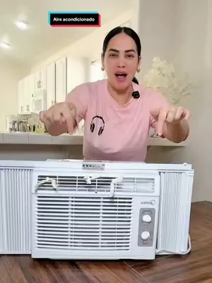 DFYD】Aire acondicionado de ventana pequeño Midea EasyCool de 5000 BTU con controles mecánicos: enfría hasta 150 pies cuadrados; cuenta con controles mecánicos fáciles de usar y filtro reutilizable; ideal para dormitorios pequeños, salas de estar y oficinas en casa.#tiktokshopcreatorpicks #dealsforyoudays #aireacondicionado #airconditioner #verano 