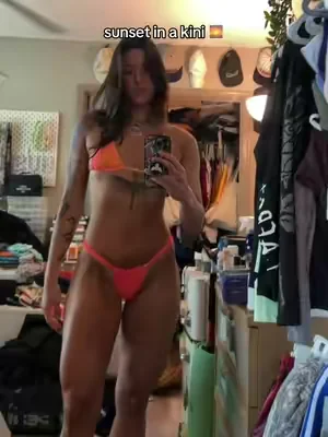 wearing size medium! Im 5’9 145lbs! #bikiniseason #kini #summerstyle #dealsforyoudays #sunset 