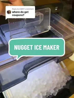 Replying to @LINDY scroll down to where it says deals and check for coupons ✔️💦🧊 @EUHOMY #dealsforyoudays #icemaker #euhomysuperbrandday #euhomyfreshice 