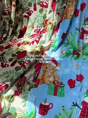 these will go fast just like last year, dont tell me i didnt warn you 🫣 #christmasblanket #christmasinjuly #qvcchristmas #christmasgift #holidayblanket 