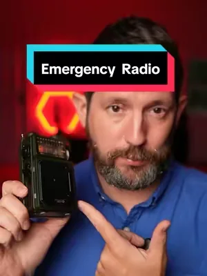 Emergency hand crank radio keeps you prepared with AM, FM, shortwave, and NOAA weather band access for news, weather alerts, and emergency information. Built-in Bluetooth, flashlight, compass, power bank, solar charging, and hand-crank charging make it a versatile companion for camping, storms, power outages, and emergency preparedness. #EmergencyRadio #WeatherRadio #EmergencyPreparedness #CampingGear #SurvivalGear 