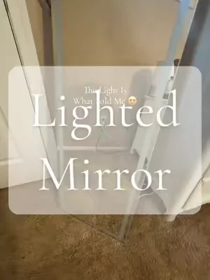 #lightedmirror #fulllengthmirror #floormirror #mirrorwithlight 