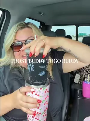 Replying to @Tiffany He thinks I’m extra with my @Frost Buddy but I think im just the right amount of extra 🤪 #frostbuddy #cupholder #frostbuddytogo #cupsleeve #dietcokebreak 