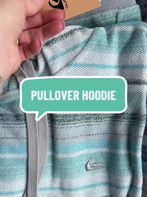 This yarn-dyed pullover hoodie is selling out fast ☀️ @Quiksilver US #hoodie #dealsforyoudays 