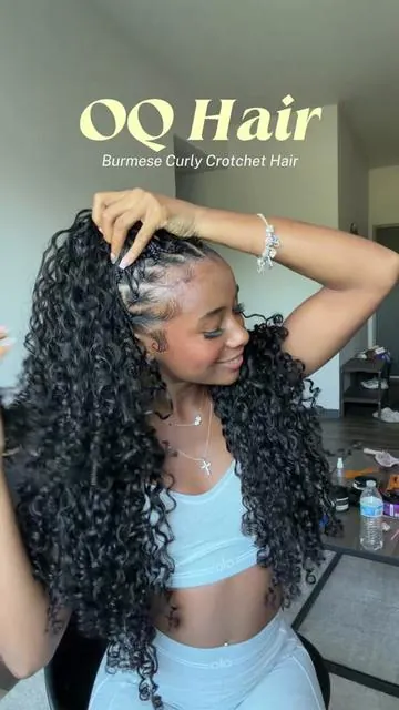 obsessed with these miracle knots! #dealsforyoudays #oqbrandday #burmesecurly #crotchethair #miracleknots 