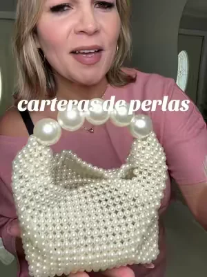 carteras de perlas elegantes     #PearlJewelry #ElegantStyle #DealsForYouDays #SummerVibes #TikTokShopFinds 