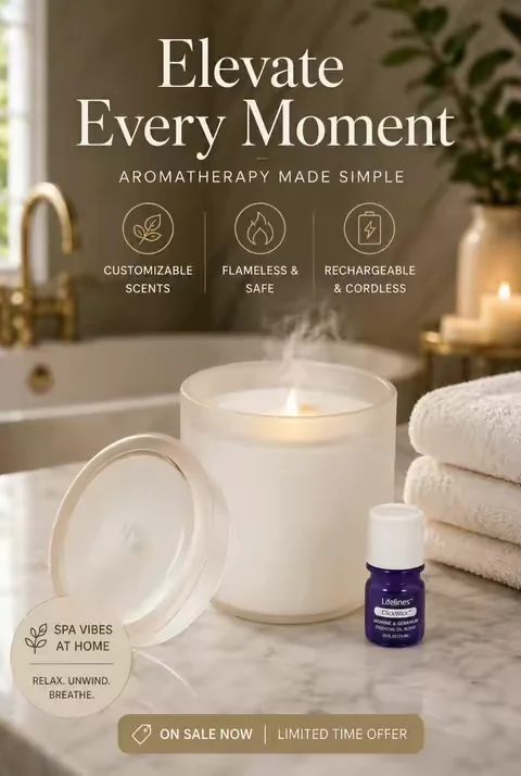 There’s something about walking into a bathroom that smells incredible. This rechargeable aromatherapy diffuser gives you the cozy glow of a candle with customizable essential oil scents, all without an open flame. It’s one of those little touches that instantly makes your home feel calmer, more relaxing, and a whole lot more luxurious. Perfect for winding down after a long day, soaking in the tub, or simply making everyday routines feel a little more special. #DealsForYouDays #TikTokShopCreatorPicks #SelfCare #homedecor #bathroomdecor