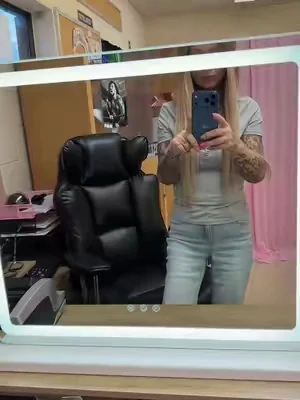 ✨ Get flawless makeup every time! This LED vanity mirror comes in 3 sizes with adjustable brightness and light tones so you always have the perfect lighting. On sale now—grab yours before this deal is gone! #VanityMirror #MakeupMirror #BeautyRoom #GetReadyWithMe #HomeFinds 
