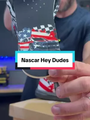 HEYDUDE Wally Funk NASCAR Merica #heydude #nascar #merica #sliponshoes #tiktokshopcreatorpicks 