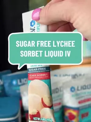 🚨 NEW lychee sorbet flavor is already selling out fast ☀️💦 @Liquid I.V. #dealsforyoudays #electrolytes #hydration 