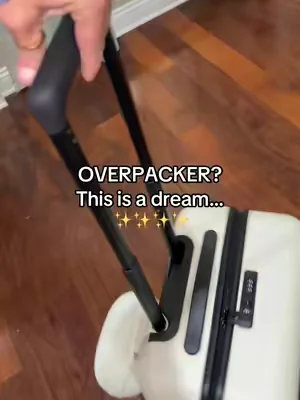 If you overpack, trust me, get the Away Bigger Carry On, it’s worth the hype. #overpacking #overpacker #awaytravel #travel #luggage 