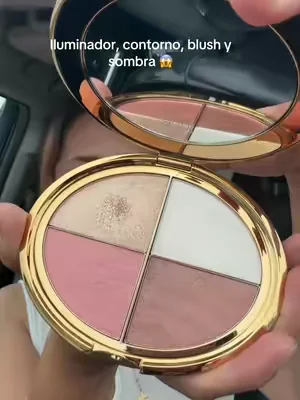 Iluminador, contorno, blush y sombra 😱 @tarte cosmetics  #laalondra👽 #tartecosmetics #tarte #makeup #makeuphacks 