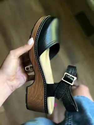 QVC just got these Clarks leather clogs in, and they’re already selling fast. 🤎 If you’ve been looking for the perfect fall shoe, this is it. Soft genuine leather, a cushioned footbed, lightweight comfort, and that timeless clog silhouette you’ll wear with jeans, dresses, skirts, and trousers all season long. Don’t wait too long to grab your size before it’s gone! 🍂🤎👖✨🍁 #QVC #Clarks #ClarksShoes #LeatherClogs #FallShoes     