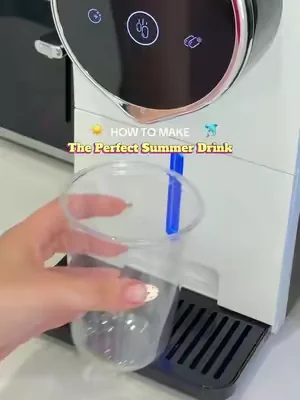 This is the nugget ice maker of my dreams lmk if you try this summer drink! #nuggetice #icemaker 