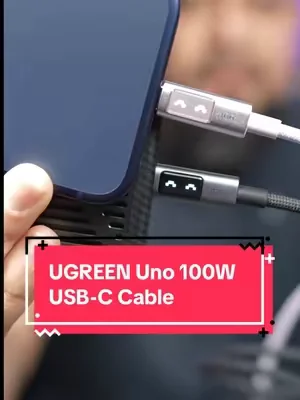 UGREEN Uno 100W USB-C Cable with LED Charging Indicator #USBC #UGREEN #ChargingCable #100W #LEDIndicator 