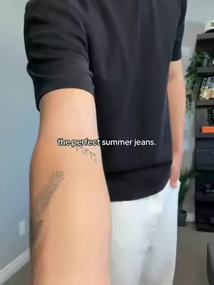 white jeans for summer>> #baggyjeans #SummerFashion #outfitinspo #dealsforyoudays #SummerVibes