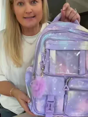 Love this 3-piece waterproof backpack set!  So reasonably priced!  #backpack #backtoschoolshopping #kidsbackpack #waterproofbackpack #schoolbackpack 