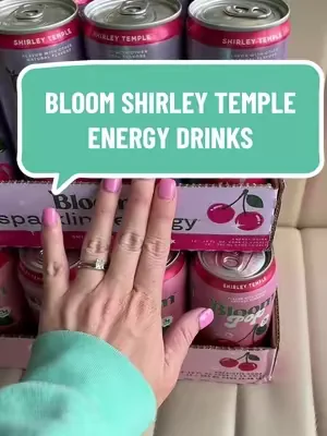 Bloom Shirley temple energy drinks 🍒 @Bloom Nutrition #shirleytemple #energydrink #dealsforyoudays 