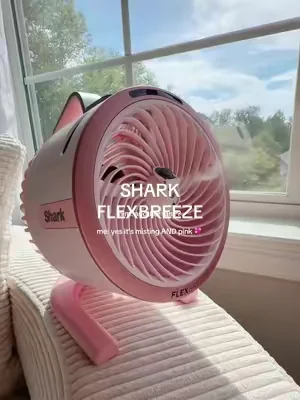 misting, pink, AND portable?!  @Shark Home  #sharkhome #sharkfan #mistingfan #portablefan #dealsforyoudays 